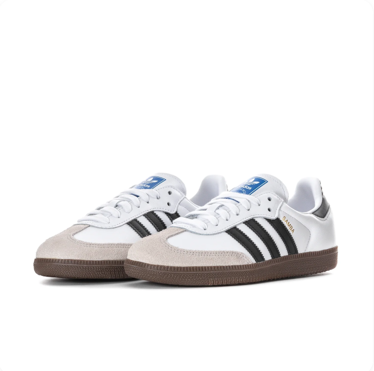 Adidas Samba OG White & Black Sneakers