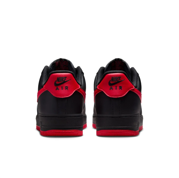 Nike Air Force 1 '07 Black & Red Sneakers