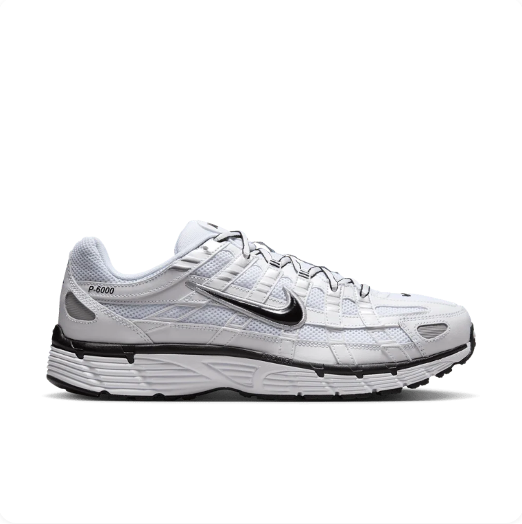 Nike P-6000 White & Black Sneakers