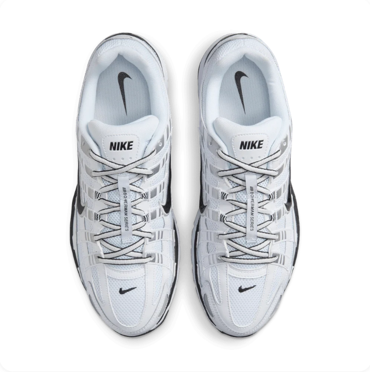 Nike P-6000 White & Black Sneakers