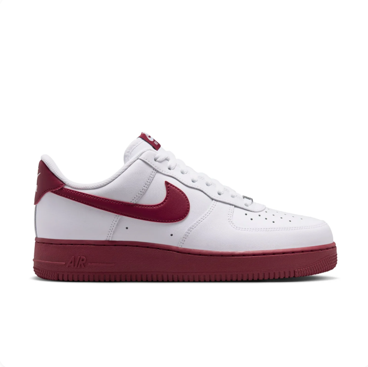 Nike Air Force 1 '07 White & Team Red Sneakers