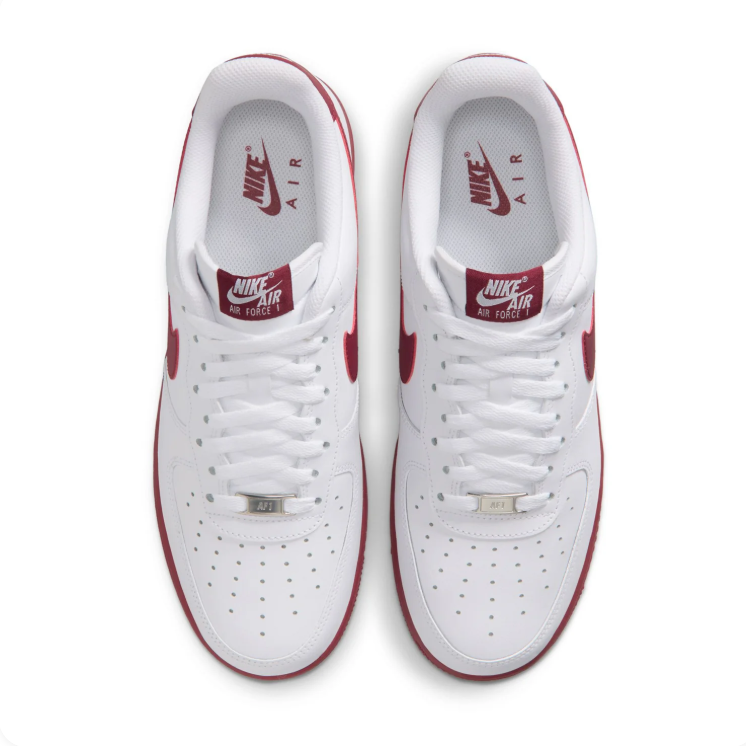 Nike Air Force 1 '07 White & Team Red Sneakers