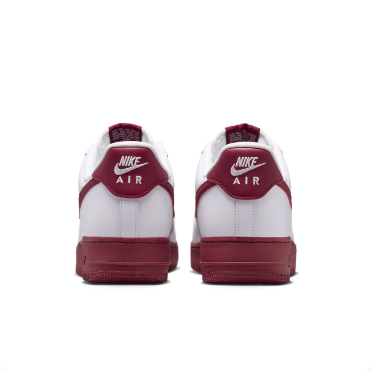 Nike Air Force 1 '07 White & Team Red Sneakers