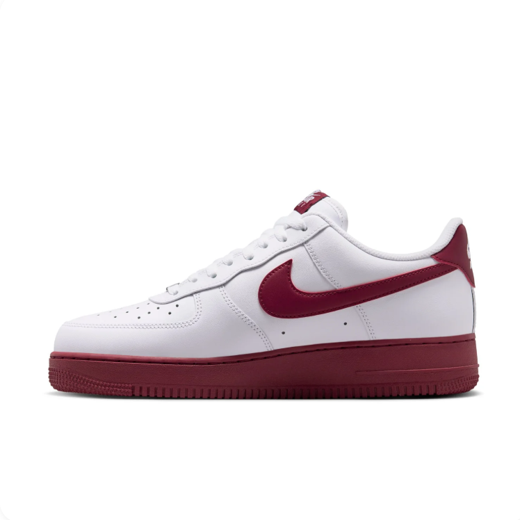 Nike Air Force 1 '07 White & Team Red Sneakers