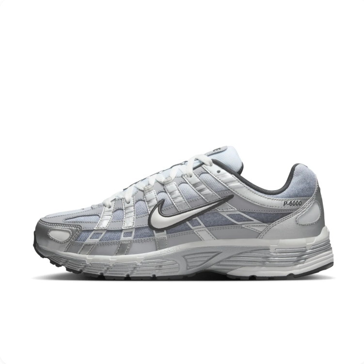 Nike P-6000 Silver & Grey Sneakers