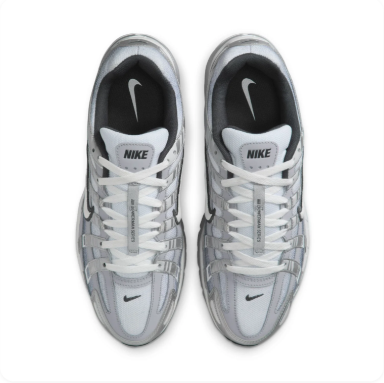 Nike P-6000 Silver & Grey Sneakers