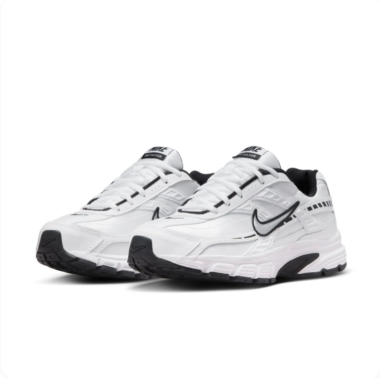 Nike Initiator White & Silver Sneakers