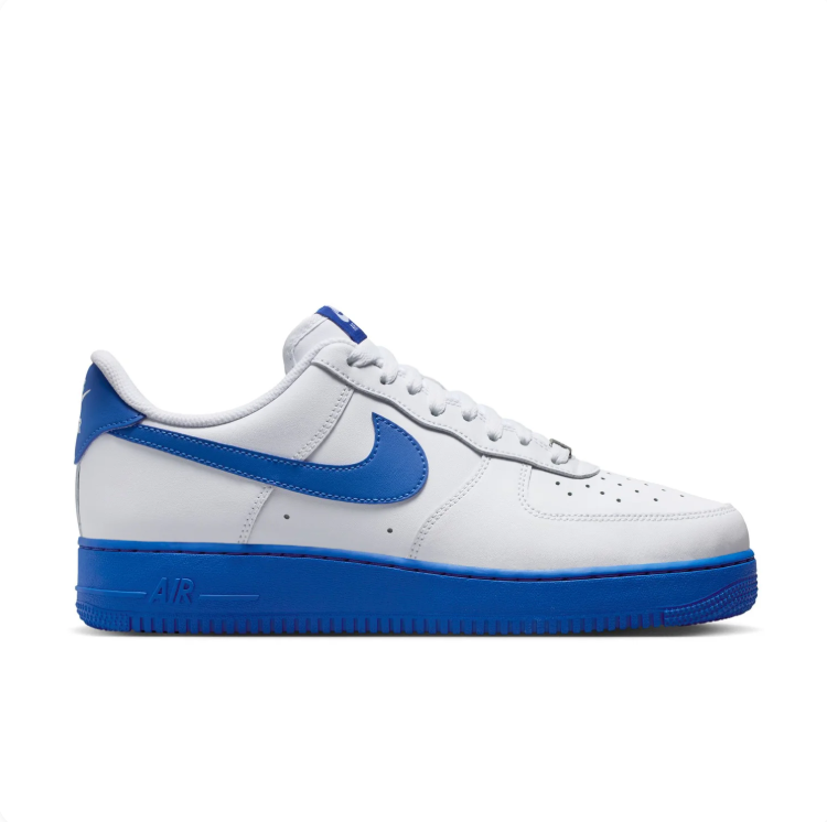 Nike Air Force 1 '07 White & Royal Blue Sneakers