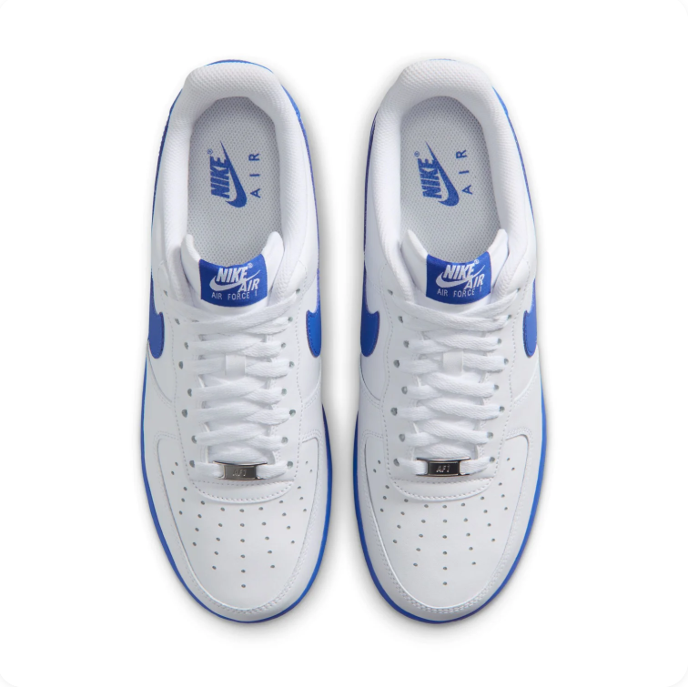 Nike Air Force 1 '07 White & Royal Blue Sneakers