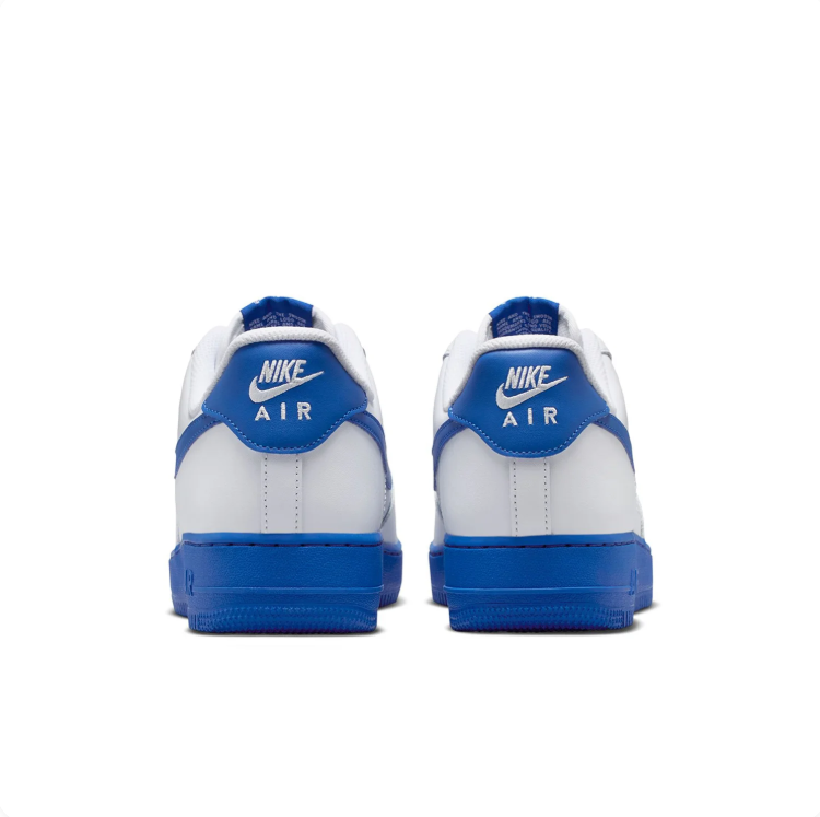Nike Air Force 1 '07 White & Royal Blue Sneakers