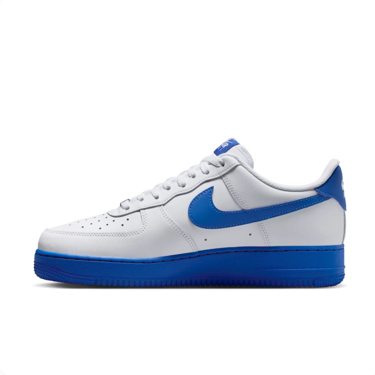 Nike Air Force 1 '07 White & Royal Blue Sneakers
