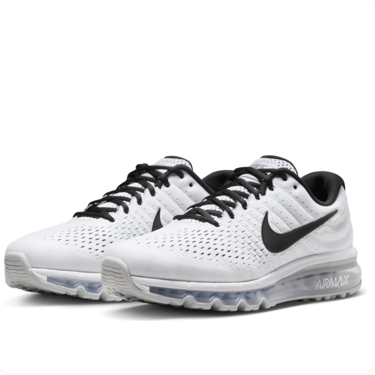 Nike Air Max 2017 White & Black Sneakers