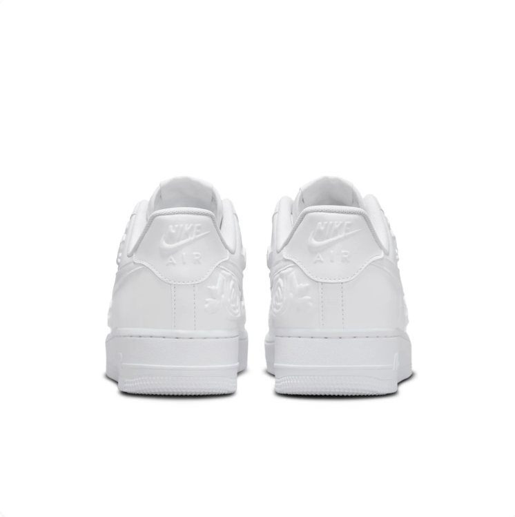Nike Air Force 1 '07 White Rose Embossed Sneakers