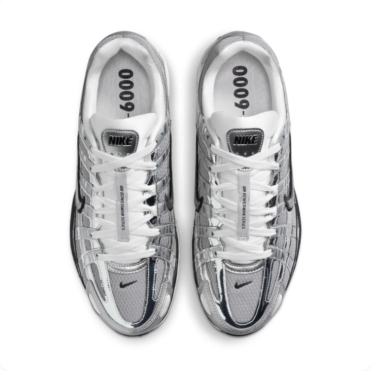 Nike P-6000 Silver & Black Sneakers