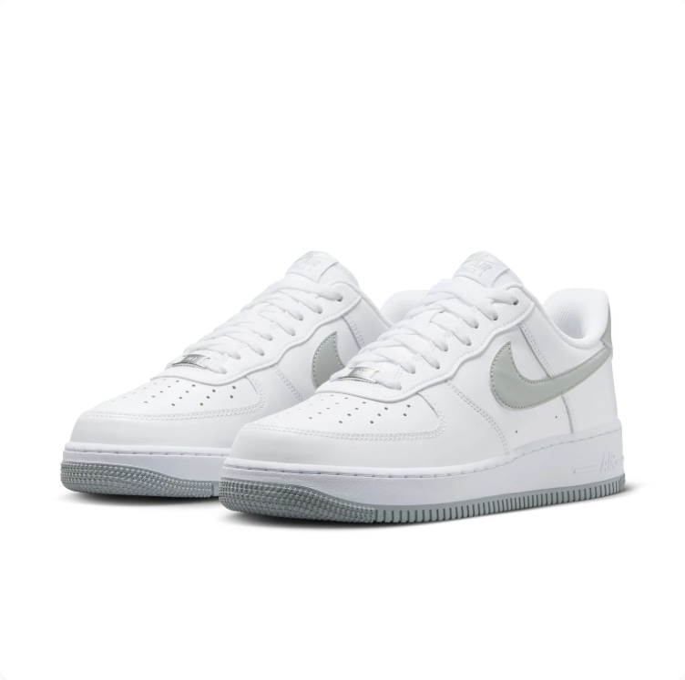 Nike Air Force 1 '07 White & Grey Sneakers
