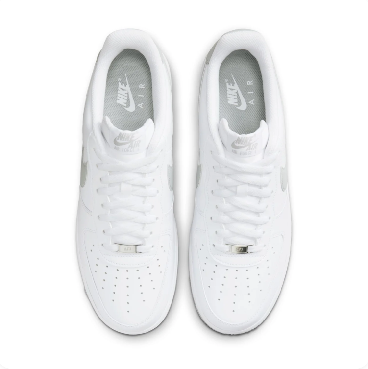 Nike Air Force 1 '07 White & Grey Sneakers