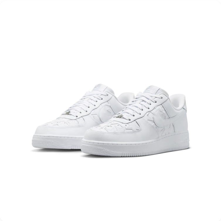 Nike Air Force 1 '07 White Star Embossed Sneakers