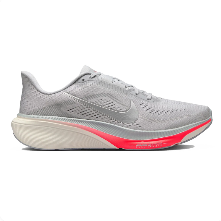 Nike Zoom Fly 7 Grey & Hot Coral Running Sneakers