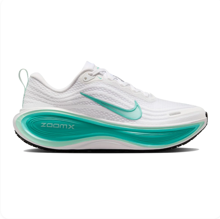 Nike InfinityRN 4 White & Emerald Green Running Sneakers