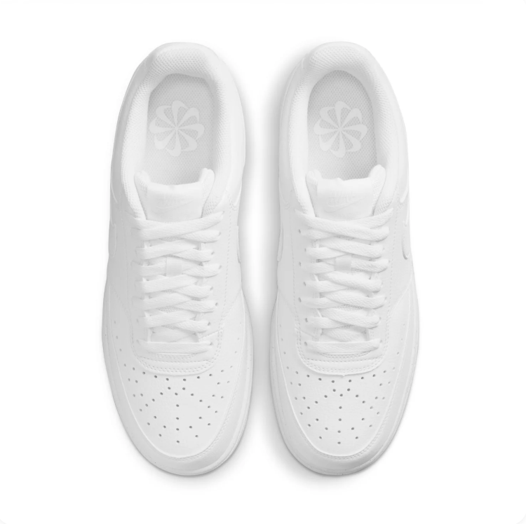 Nike Court Vision Low Triple White Sneakers