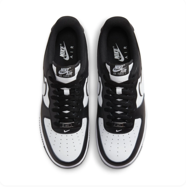 Nike Air Force 1 '07 Panda Black & White Sneakers