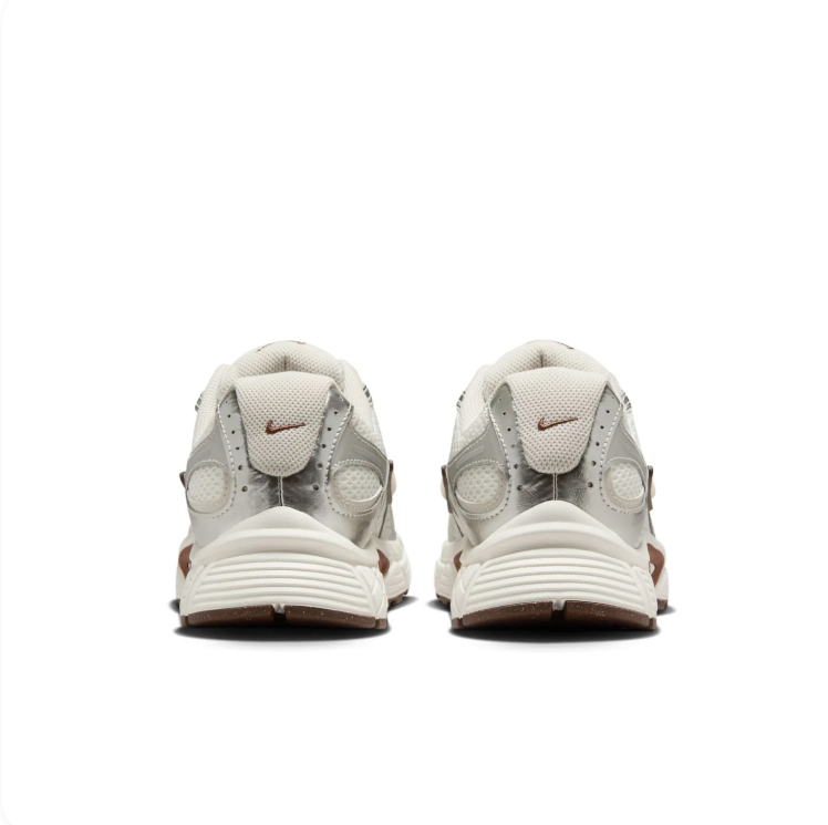 Nike Initiator Sail Silver & Brown Gum Retro Running Sneakers