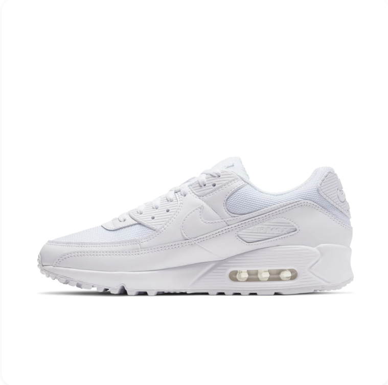 Nike Air Max 90 Triple White Sneakers