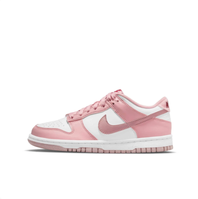 Nike Dunk Low Pink Velvet White & Rose Pink Sneakers