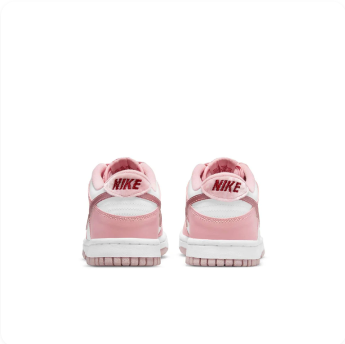 Nike Dunk Low Pink Velvet White & Rose Pink Sneakers